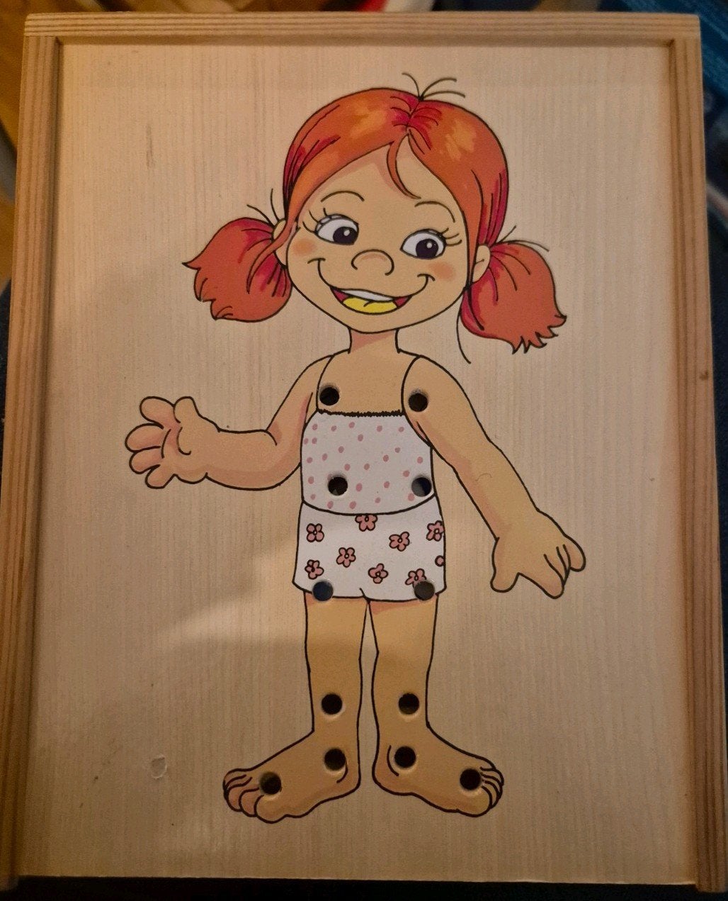 Houten aankleed puzzel, Ophalen of Verzenden, Overige typen