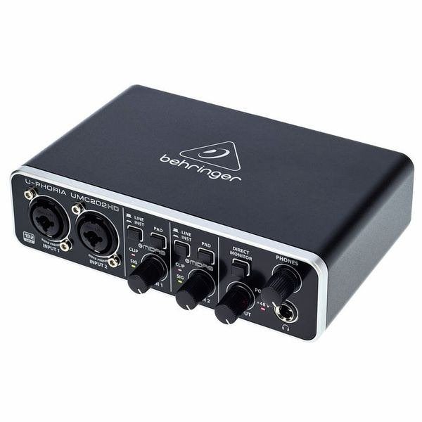 Behringer U-PHORIA UMC202HD USB audio-interface 192 kHz, Extern, ., Nieuw, Ophalen of Verzenden
