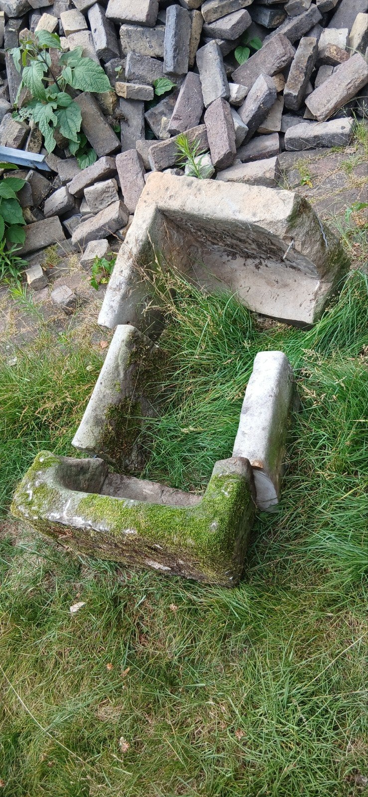 Antieke stenen trog / voederbak, Ophalen of Verzenden