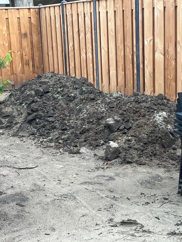 +- 2 kuub grond gratis afhalen, Tuin en Terras, Zand, Ophalen, Gebruikt, Overige typen