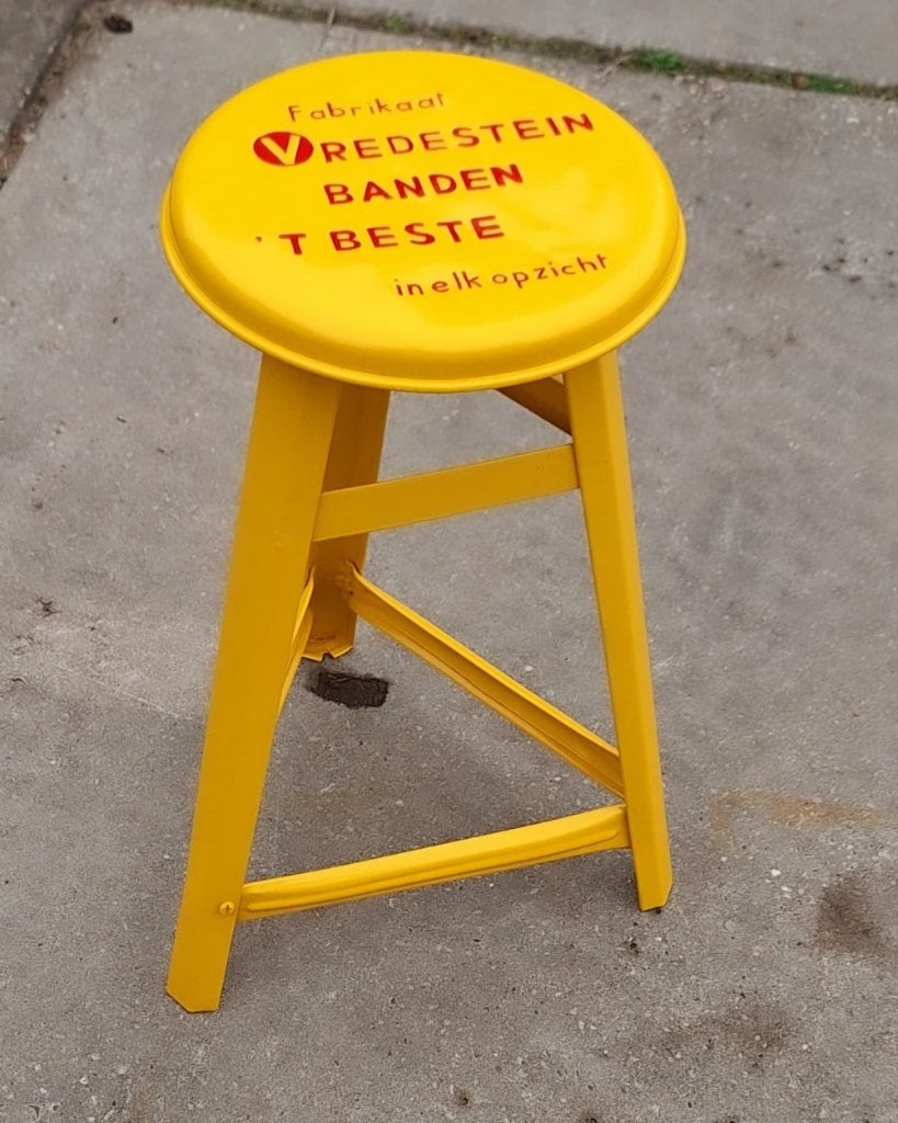 100 % originele werkplaatskruk van Vredestein banden., Gebruikt, Gebruiksvoorwerp, ., Ophalen of Verzenden