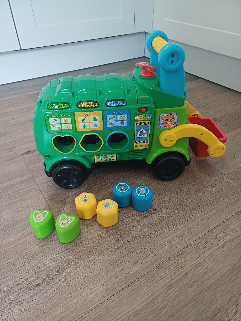 Vtech sorteer en leer vuilniswagen, Kinderen en Baby's, Ophalen, Zo goed als nieuw, 6 maanden tot 2 jaar