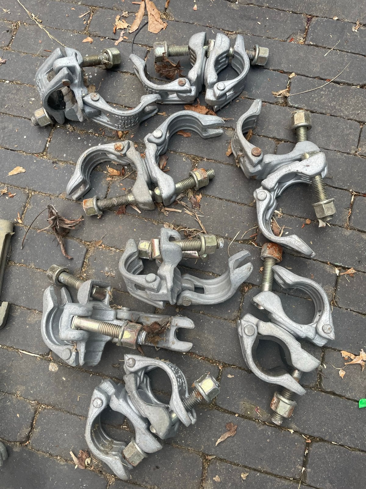 Steigerklemmen  8 stuks, Ophalen, Gebruikt, Overige typen