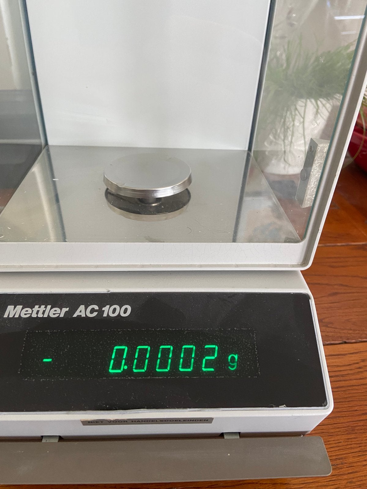 precisie balans  mettler AC 100, Witgoed en Apparatuur, Weegschalen, Minder dan 10 kg, 1 tot 500 gram, Ophalen of Verzenden, Zo goed als nieuw