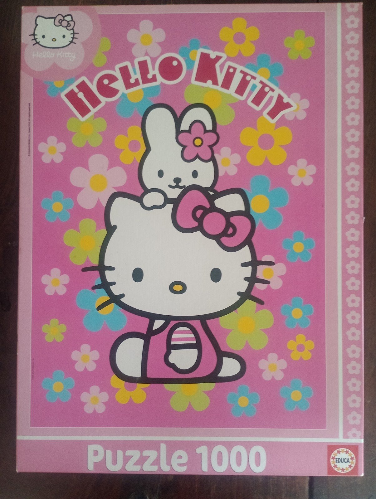 Hello Kitty Puzzle 1000 stukjes, inhoud geseald, Ophalen of Verzenden, Meer dan 50 stukjes, Gebruikt, 6 jaar of ouder