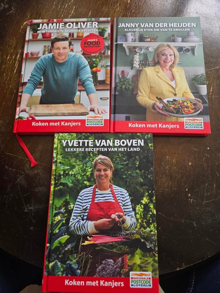 3 kookboeken Postcode Loterij, Boeken, Kookboeken, Ophalen of Verzenden, Overige gebieden