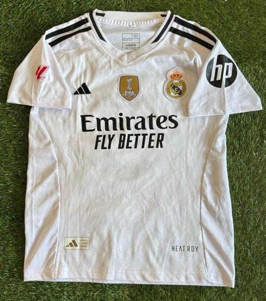 Real Madrid Thuisshirt Bellingham 5, Ophalen of Verzenden, Zo goed als nieuw, Maat 52/54 (L), Wit