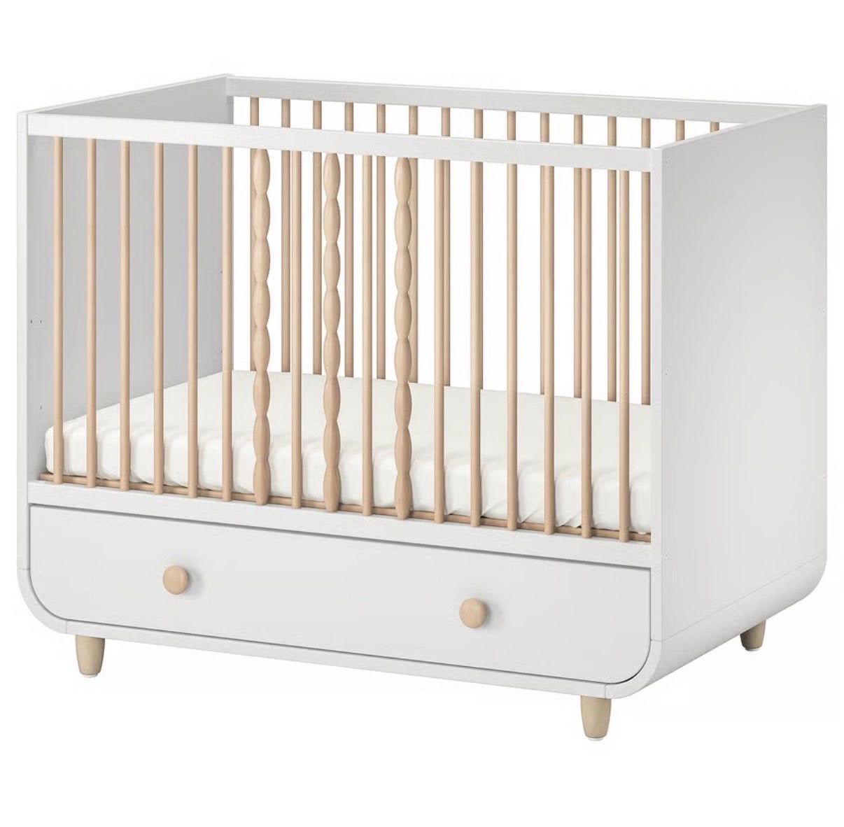 IKEA Myllra Ledikant met lade - Zo goed als nieuw, Kinderen en Baby's, Kinderkamer | Bedden, Zo goed als nieuw, 140 tot 160 cm