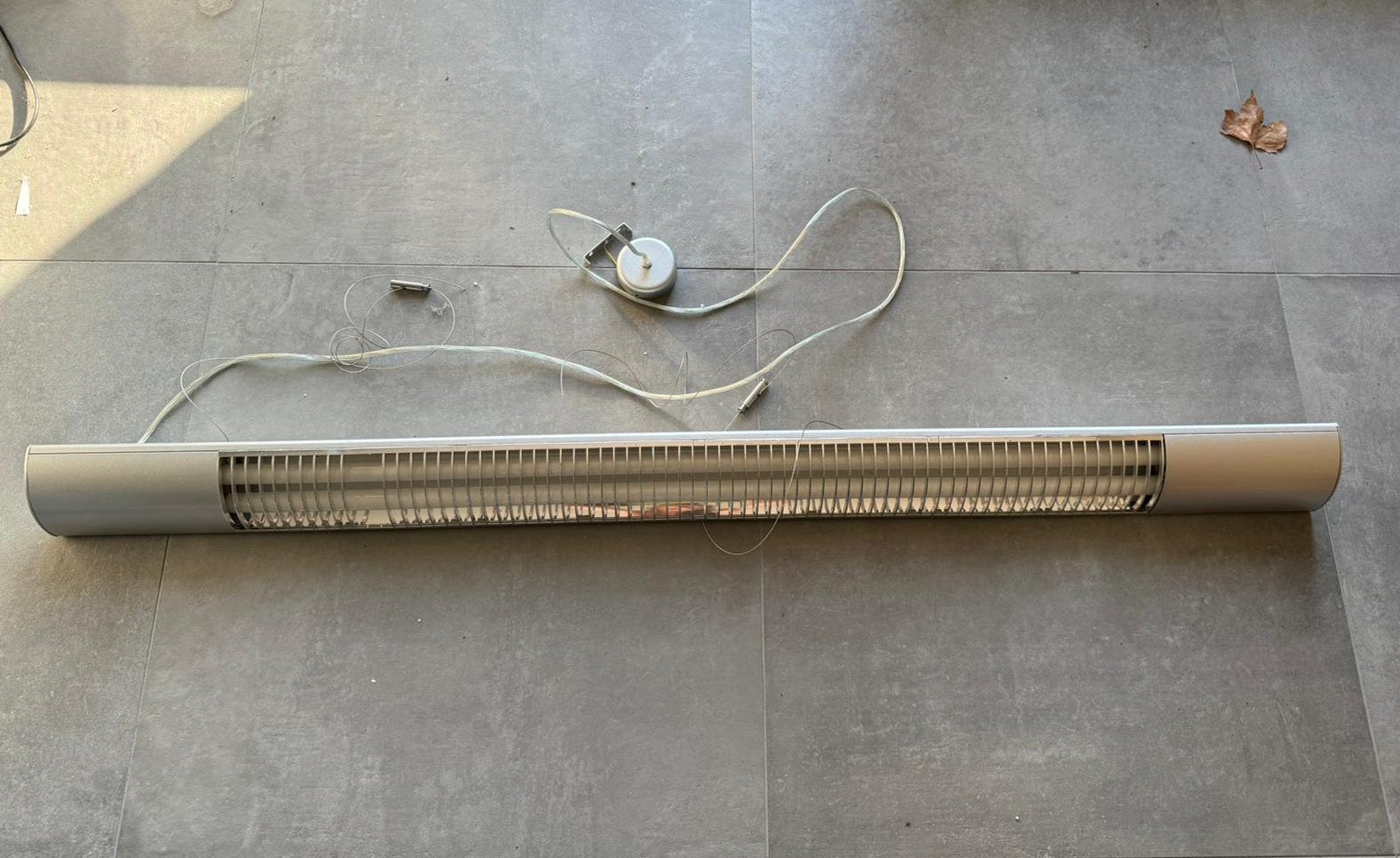 Te koop hanglamp / kantoorlamp met TL balk, Ophalen, Gebruikt, Metaal, Kantoor