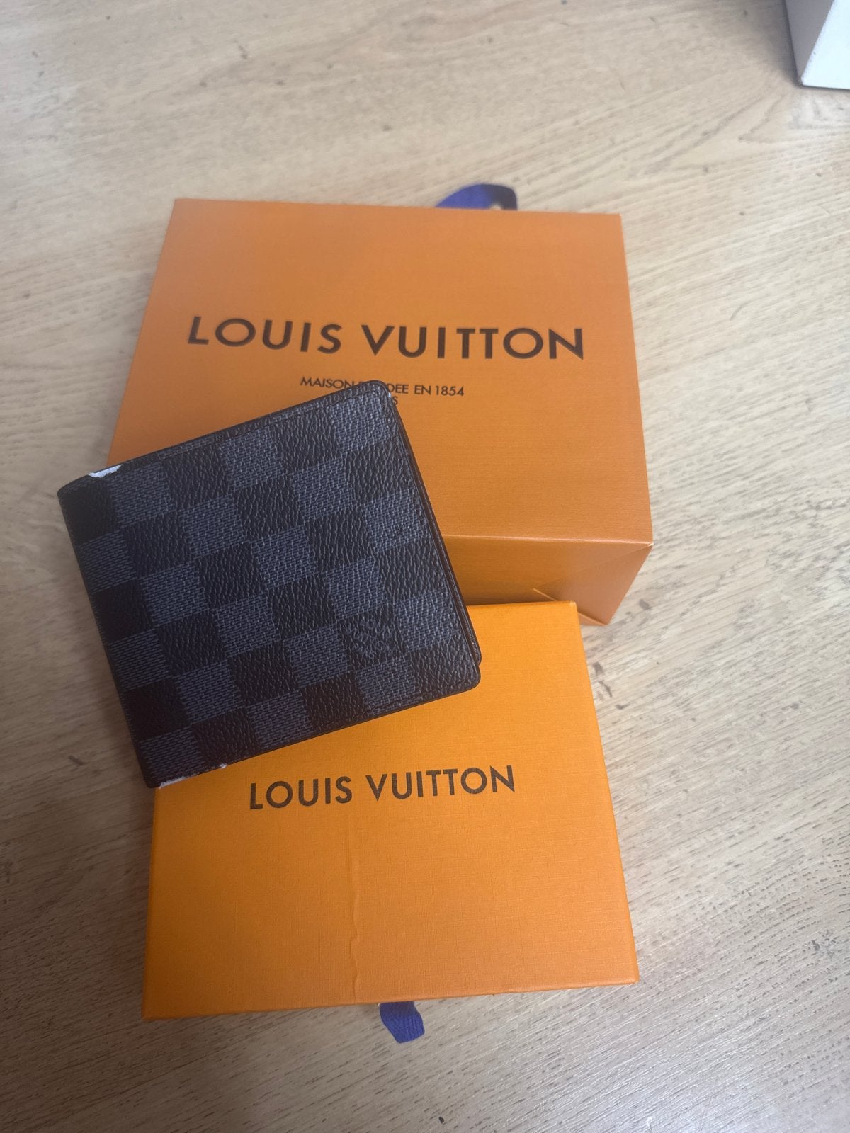 Louis Vuitton Portemonnee - Zo goed als nieuw, Sieraden, Tassen en Uiterlijk, Ophalen of Verzenden, Zo goed als nieuw, Zwart, Overige merken