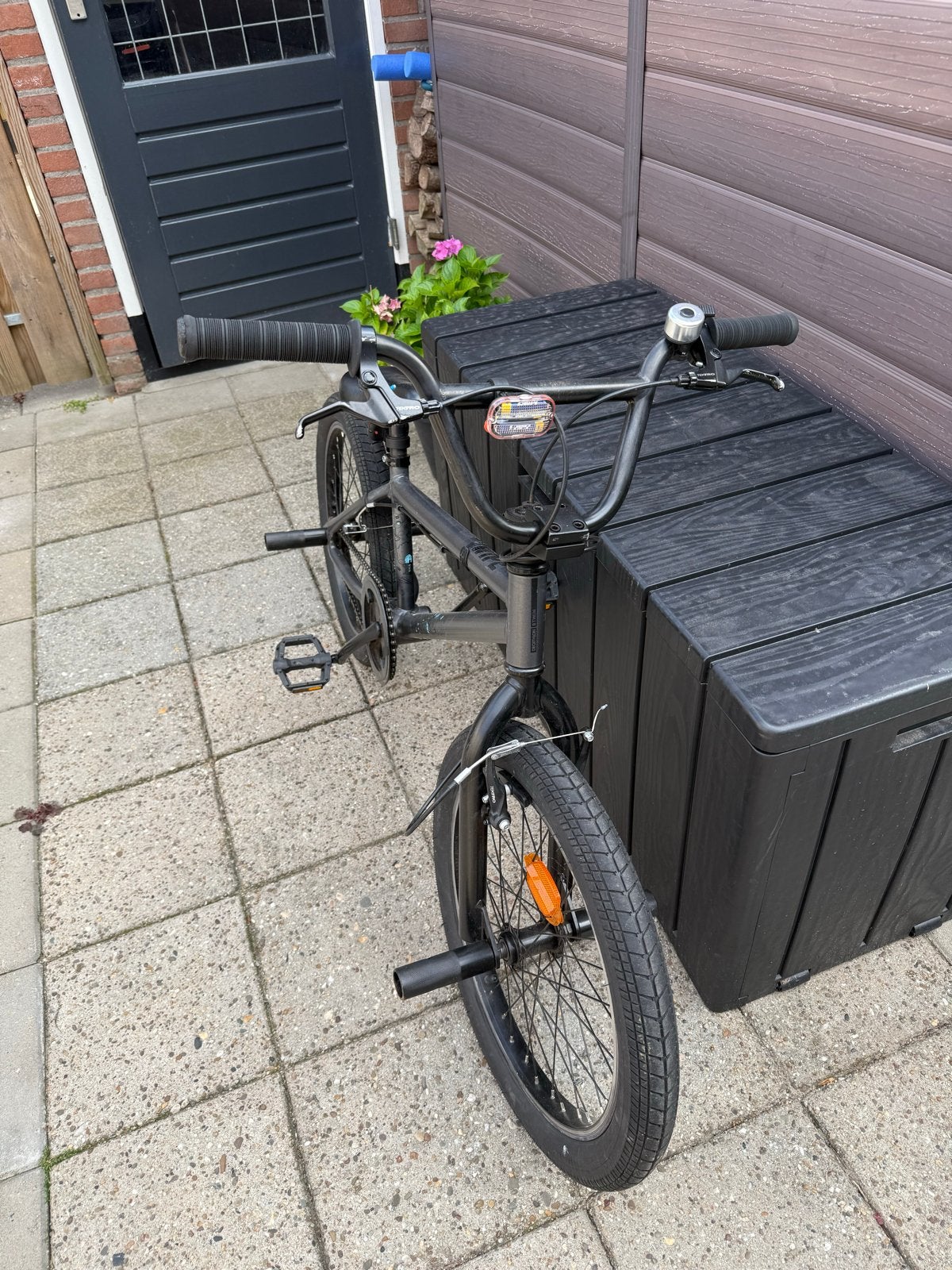 Btwin Decathlon BMX, Ophalen, Gebruikt, Staal, Velgrem