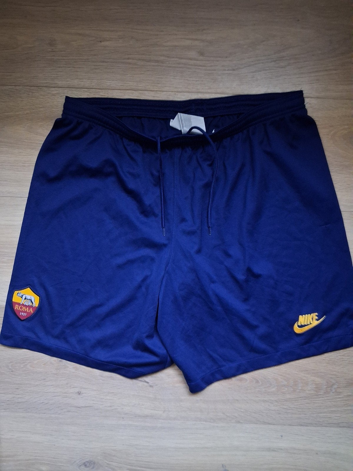 AS Roma Nike Korte Broek - Blauw - Maat XL, Blauw, Nike, Maat 56/58 (XL), Ophalen of Verzenden