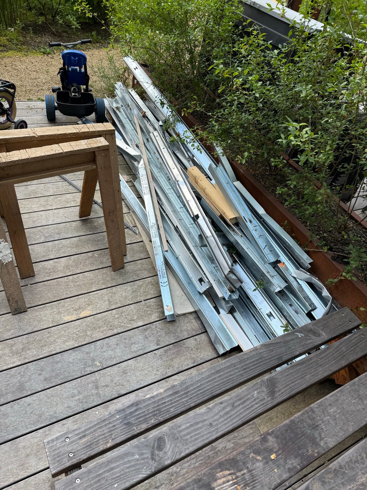 Metalen profielen voor diverse bouwprojecten, Doe-het-zelf en Verbouw, Metalen, Ophalen, Gebruikt, Overige metalen