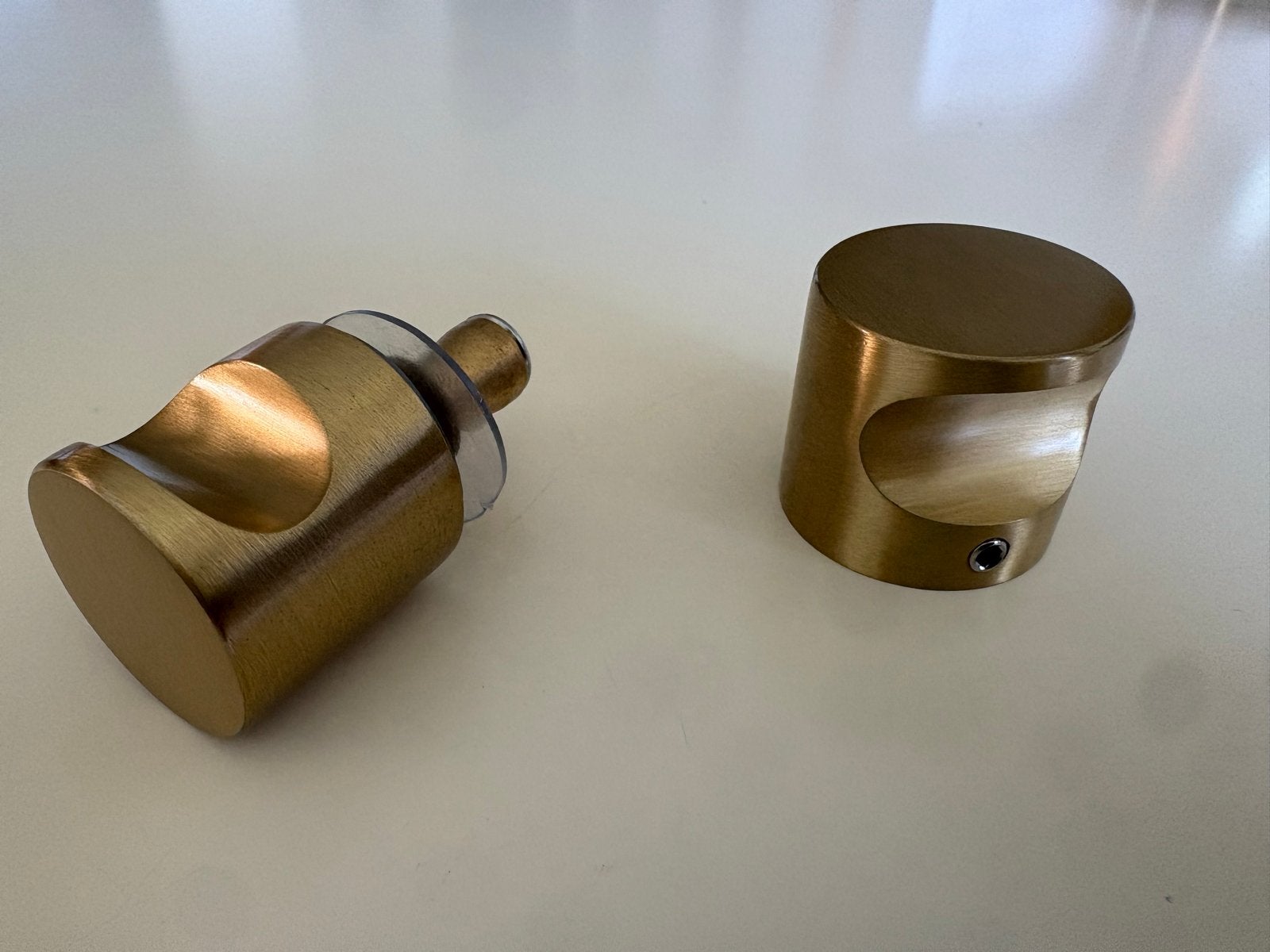 Estlegno Douche Deurknop Ø 32 mm Mat Messing, Doe-het-zelf en Verbouw, Hang- en Sluitwerk, Ophalen of Verzenden, Nieuw, Koper of Messing