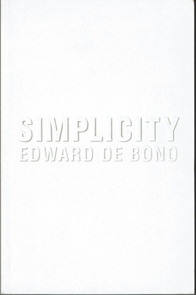 Edward de Bono, Simplicity, Ophalen of Verzenden, Gelezen, Overige wetenschappen