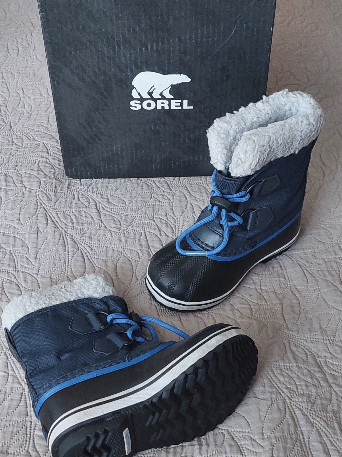 Winter schoenen Sorel voor kinderen, Kinderen en Baby's, Jongen of Meisje, Schoenen, Ophalen of Verzenden, Zo goed als nieuw