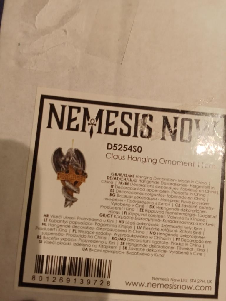 Kerst ornament Draak Fantasy, Ophalen of Verzenden, Nieuw