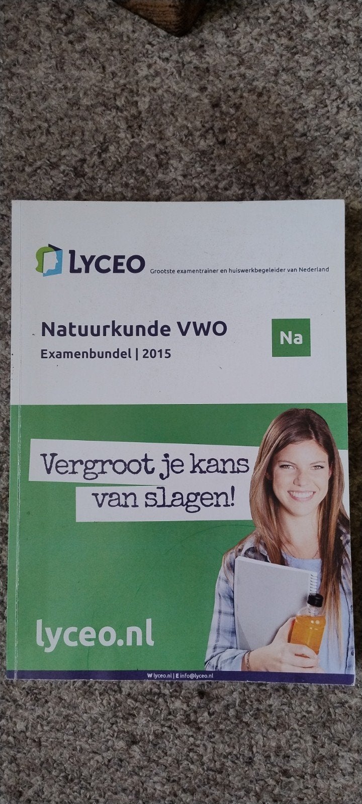 Lyceo Natuurkunde VWO Examenbundel 2015, Boeken, Gelezen, Lyceo, Ophalen of Verzenden, WO
