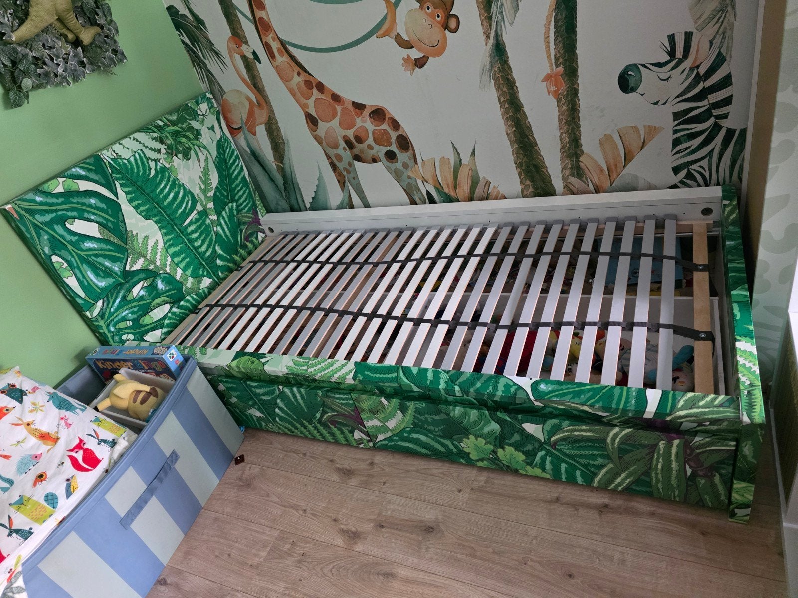 Complete Jungle Kinderkamer Set - Bed, Kast lamp & Decoratie, Ophalen, Gebruikt, Jongetje of Meisje