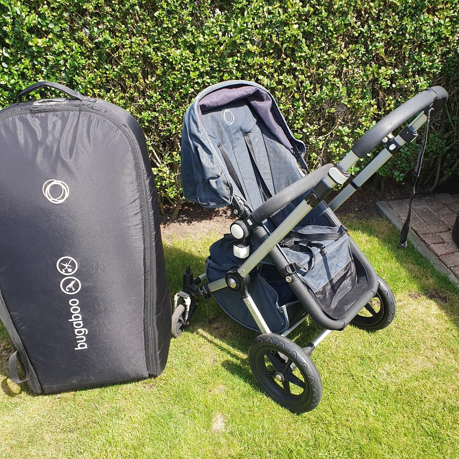 Kinderwagen Bugaboo Cameleon met Reiskoffer, Ophalen, Gebruikt, Overige merken, Met reiswieg