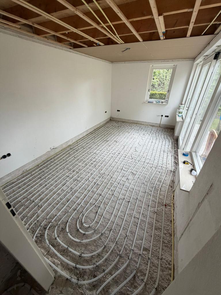 Installatiewerk-vloerverwarming/sanitair