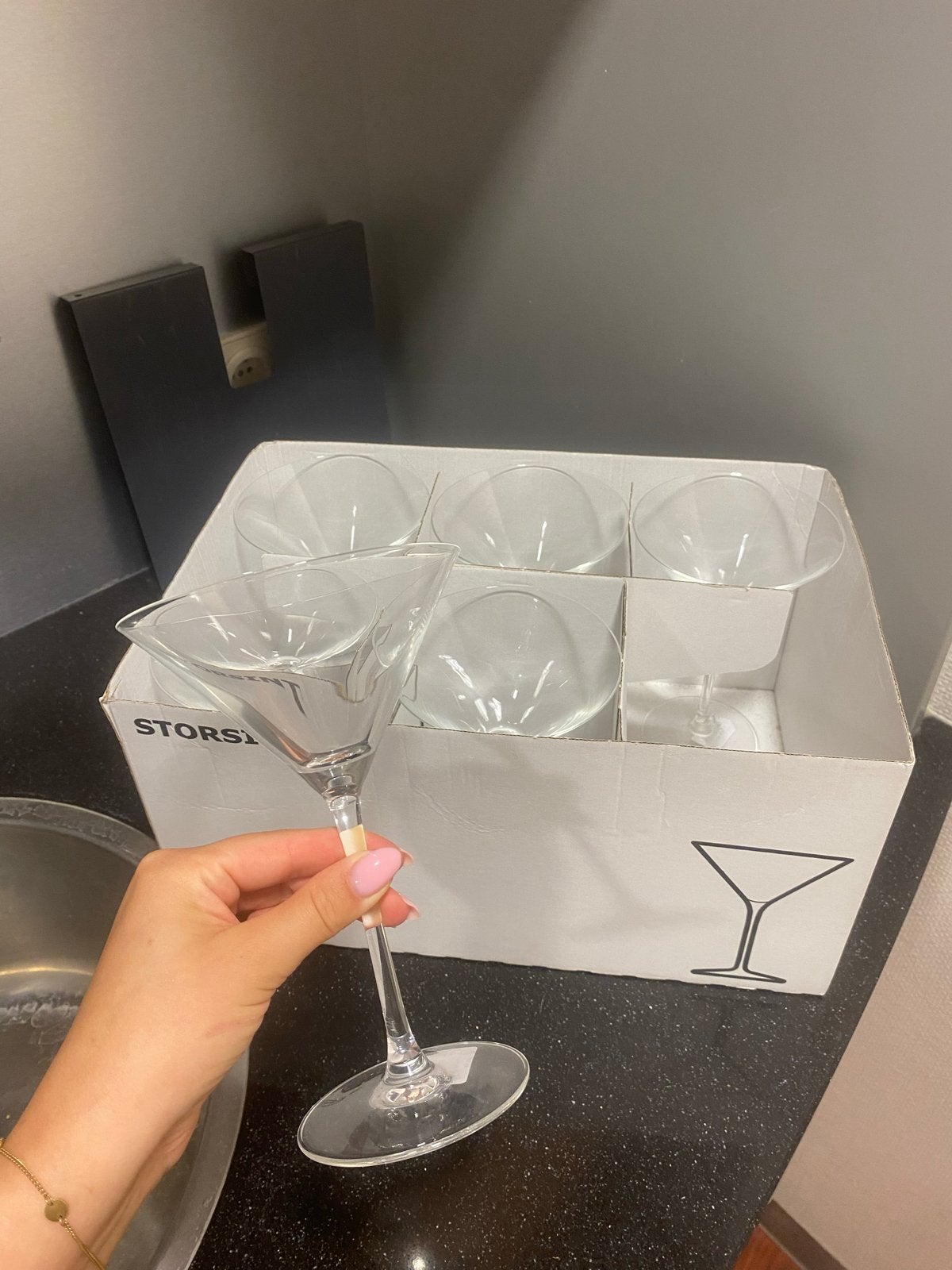 Nieuwe set IKEA cocktail glazen, Ophalen, Nieuw, Glas, IKEA