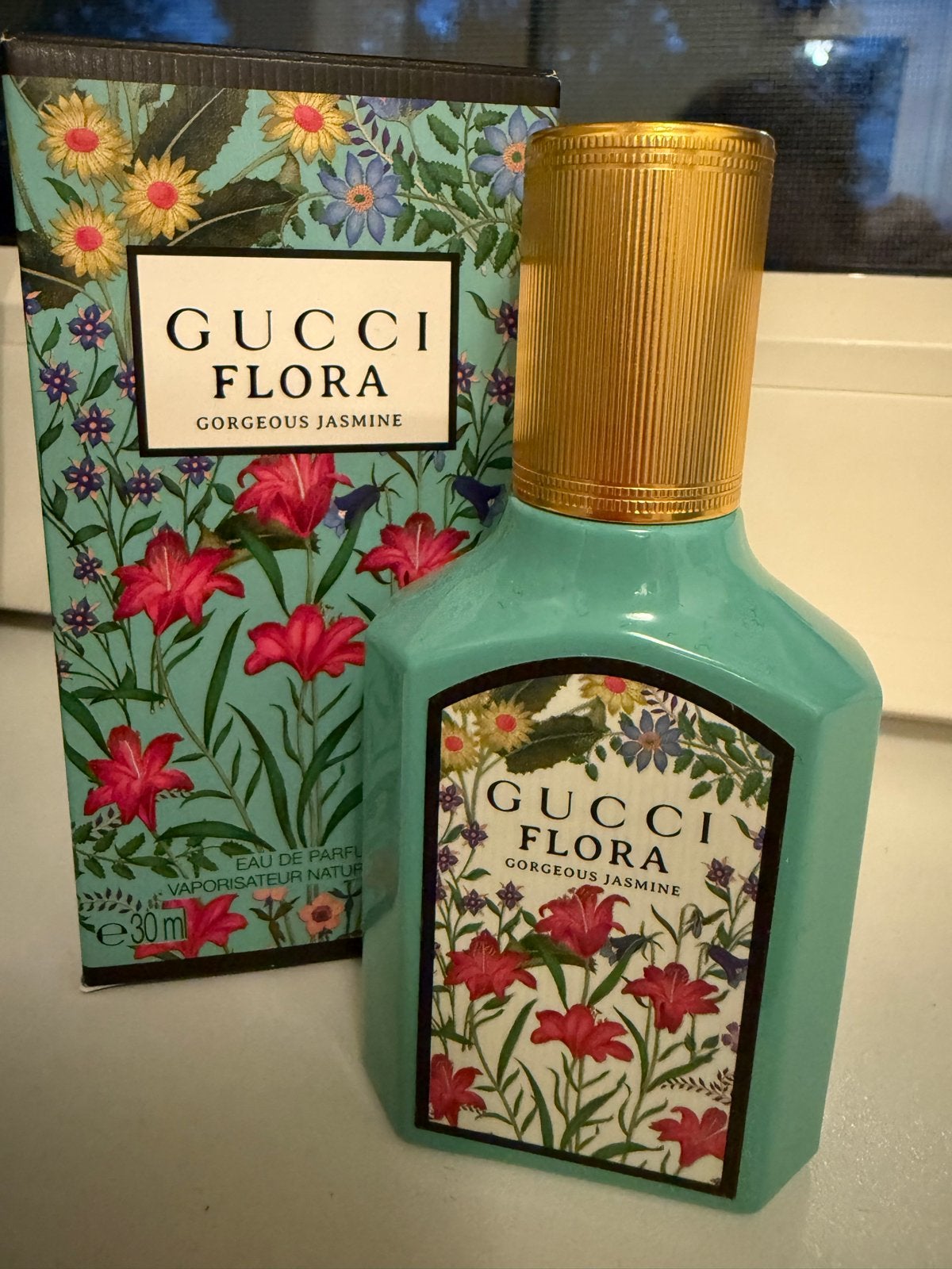 Gucci Flora Gorgeous Jasmine Eau de Parfum 30ml, Ophalen of Verzenden, Zo goed als nieuw