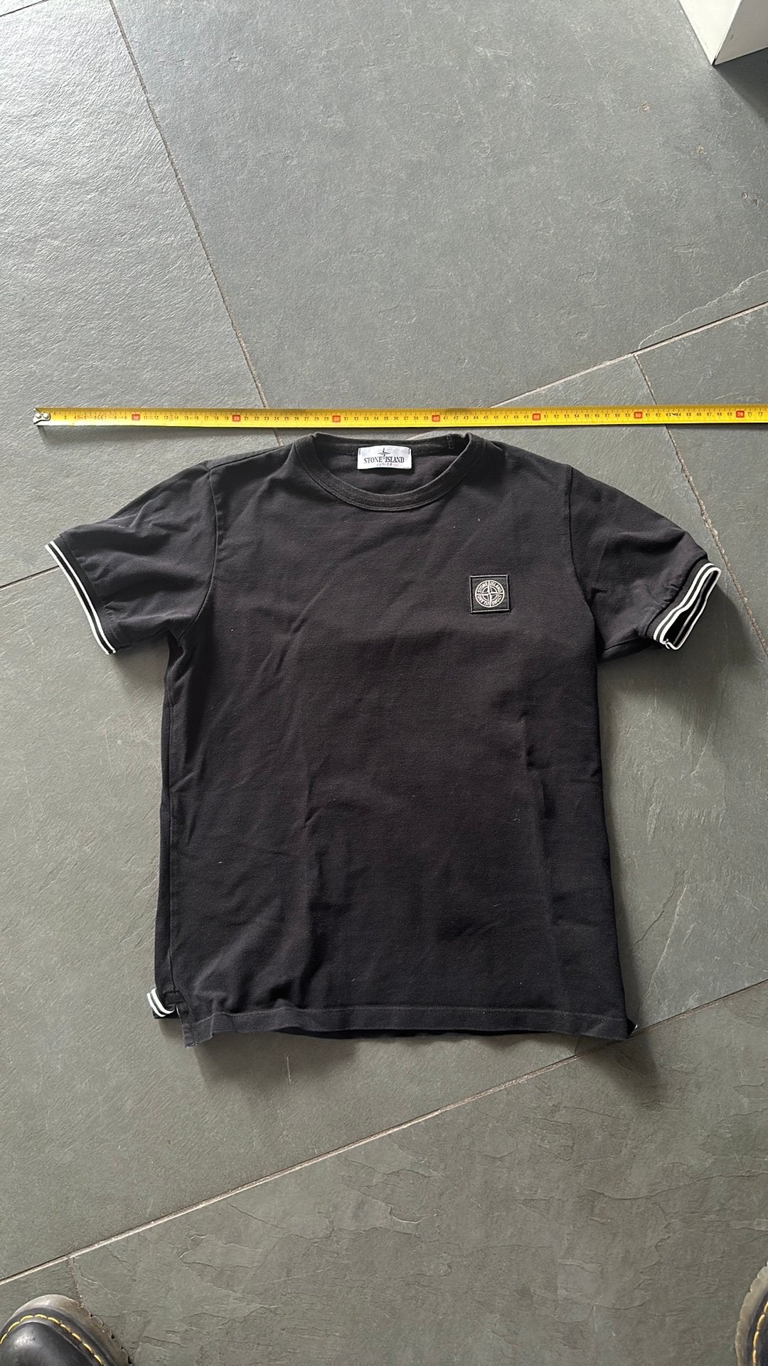 Stone island maat 12 kleur zwart, Ophalen of Verzenden, Zo goed als nieuw, Jongen, Shirt of Longsleeve