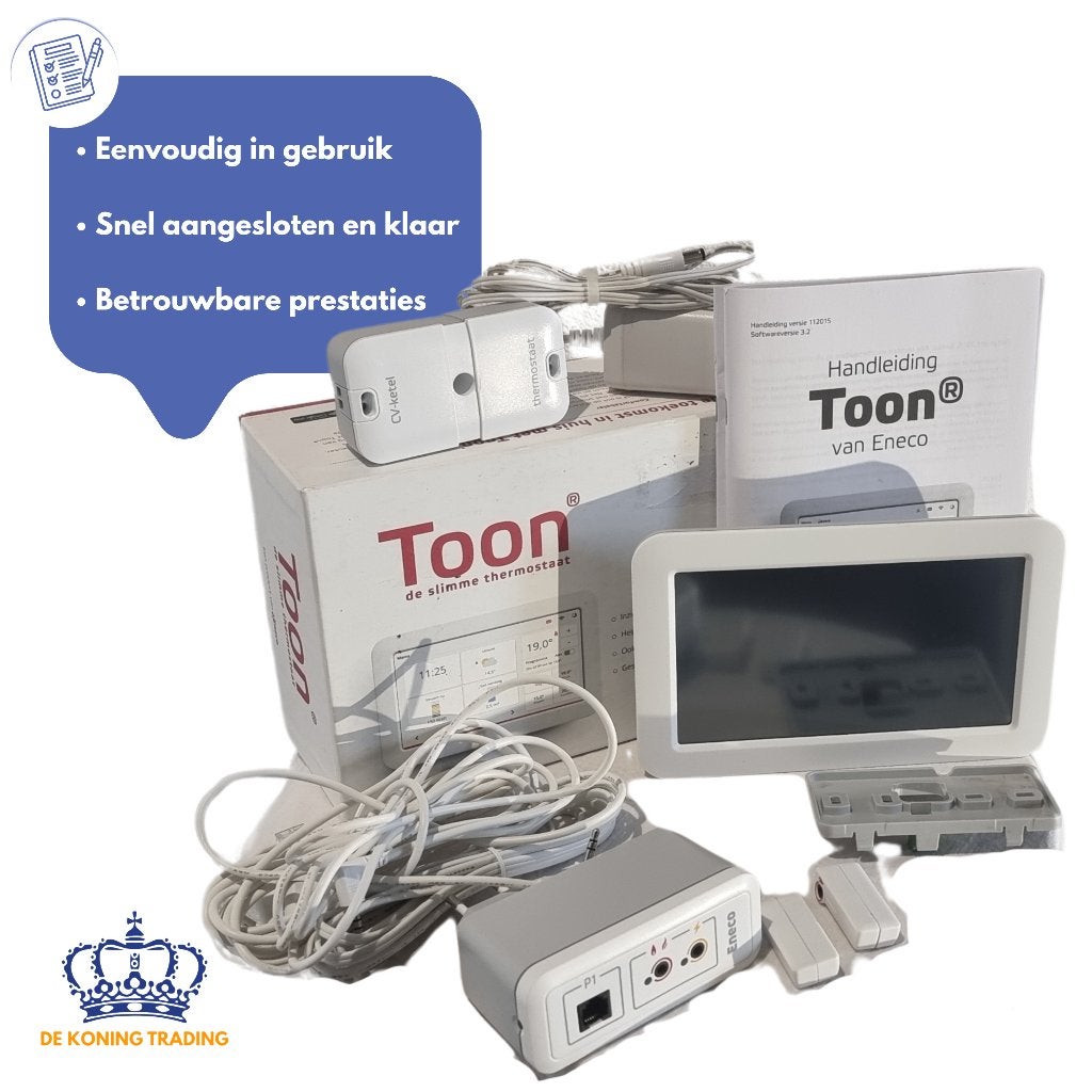 Eneco Toon Compleet Set | Thermostaat | Toon Thermostaat, Verzenden, Eneco, Zo goed als nieuw, Eneco