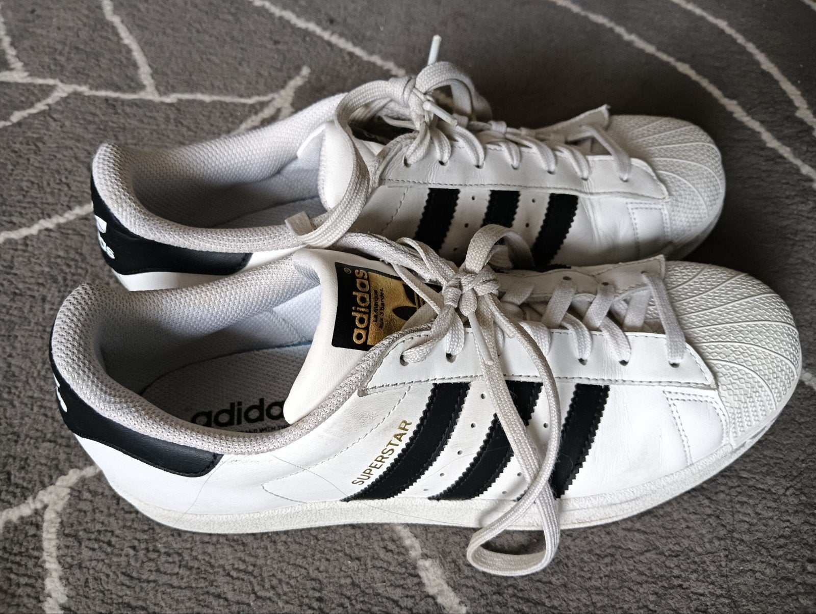goed als nieuwe Adidas sneaker SUPERSTAR maat 42/half, Ophalen of Verzenden, Zo goed als nieuw, Wit