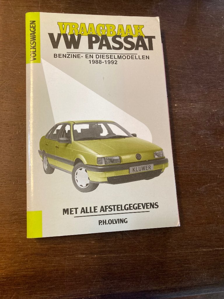 Vraagbaak VW Passat Benzine- en Dieselmodellen 1988-1992, Ophalen of Verzenden