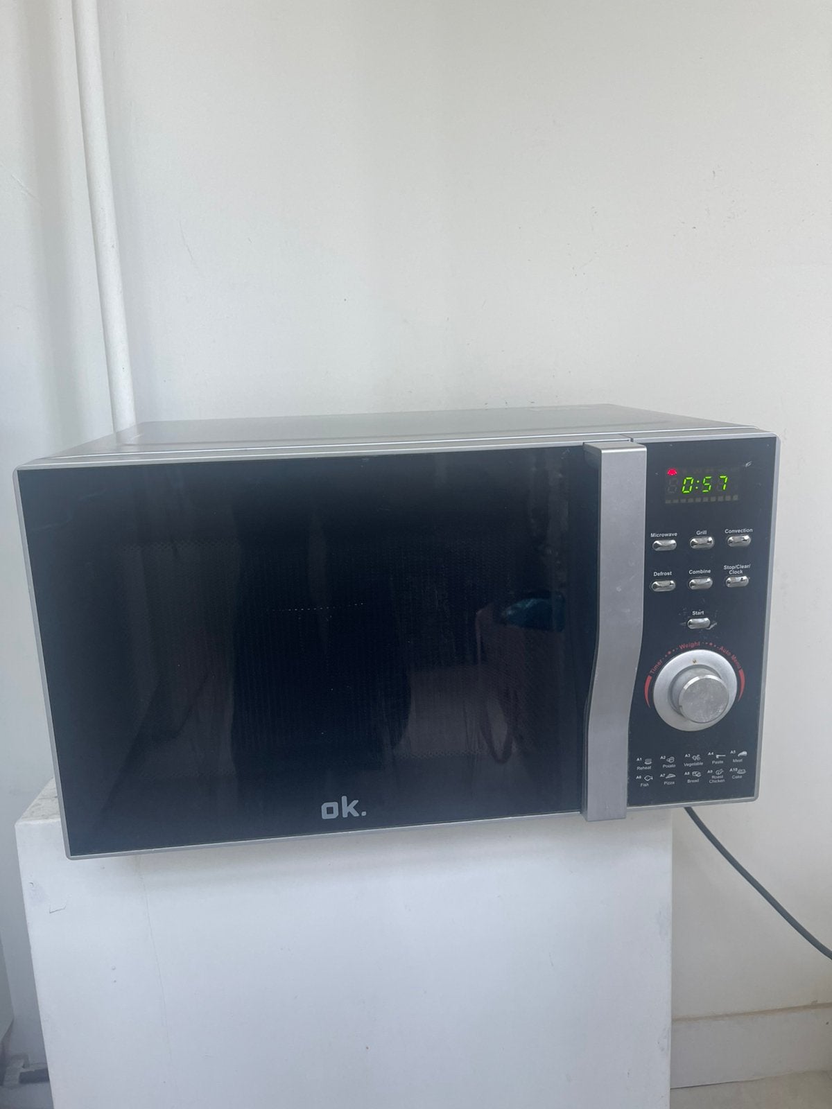 Ok combi magnetron en oven, Witgoed en Apparatuur, Magnetrons, Ophalen, Zo goed als nieuw, Oven, Inbouw
