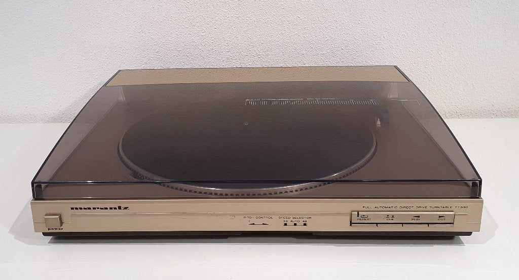Direct drive platenspeler met lineaire arm Marantz TT530, Overige merken, Automatisch, Ophalen of Verzenden, S