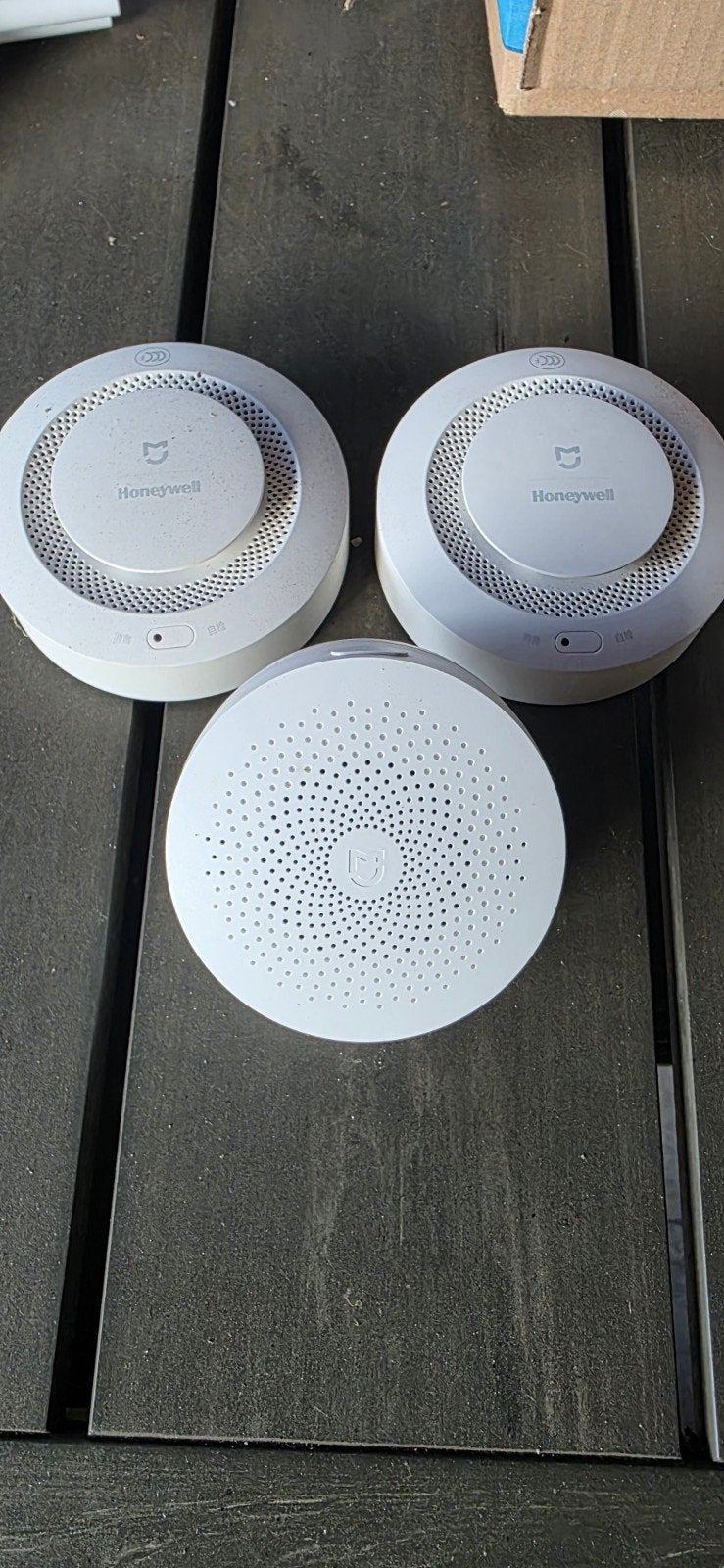 Honeywell x Xiaomi Rookmelders - Slimme Brandbeveiliging, Gebruikt, Detector, Sensor of Melder, Ophalen of Verzenden, Rook