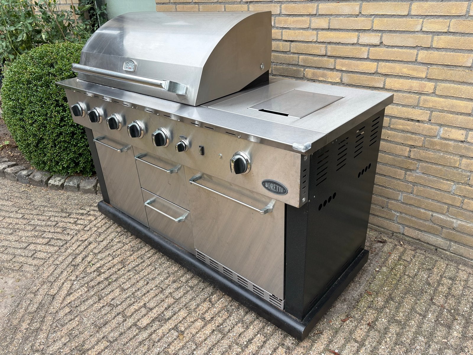 Boretti Luciano BBQ buitenkeuken met koelkast, Ophalen, Gebruikt