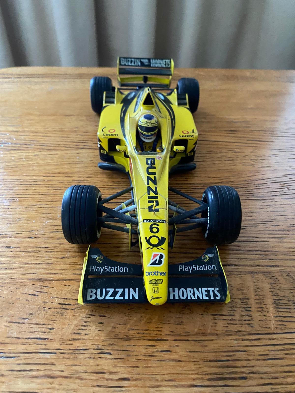 TE KOOP: HOTWHEELS JARNO TRULLI JORDAN F1, Ophalen, Zo goed als nieuw, Hot Wheels