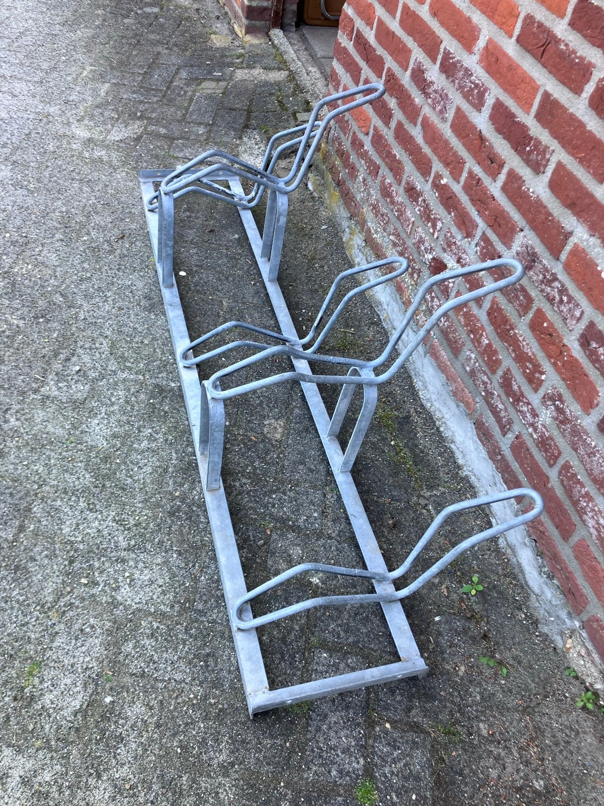 Robuust fietsenrek voor 5 fietsen, Fietsen en Brommers, Fietsaccessoires | Fietsenrekken, Ophalen, Gebruikt