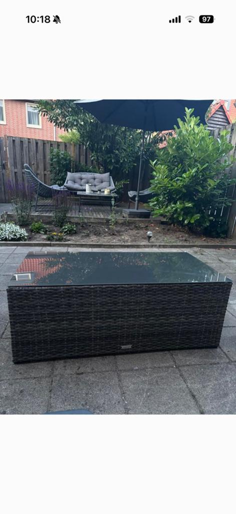 Hesperide tuintafel salontafel, Tuin en Terras, Tuintafels, Ophalen, Zo goed als nieuw