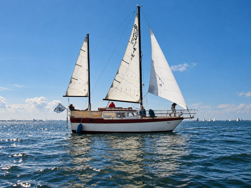Wibo 1050 MS voor 2800,- Motor sailer zeilboot, Watersport en Boten, 3 m, 10 m, Gebruikt, Binnenboordmotor