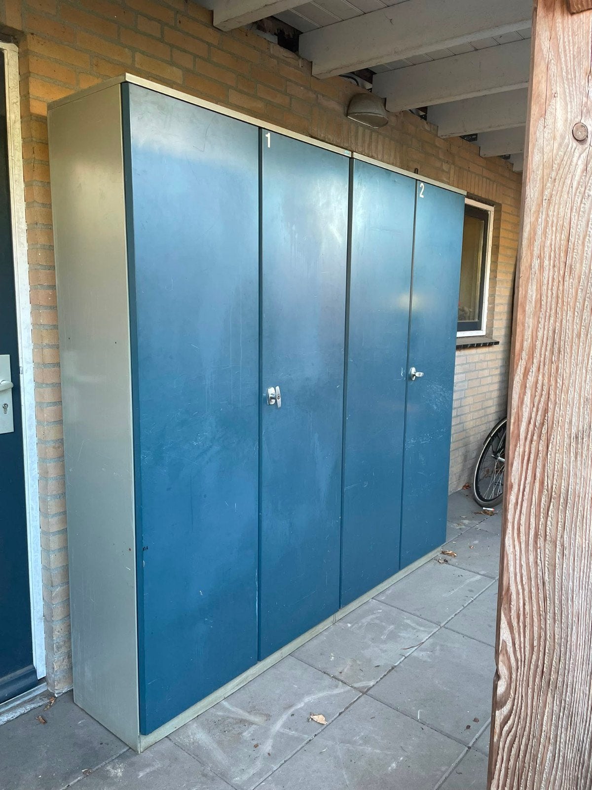 Twee Gispen archiefkasten / opbergkast - industrieel design, Antiek en Kunst, Antiek | Meubels | Kasten, Ophalen