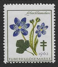Duitse Bondsrepubliek cinderella (tbc zegel 1963), Verzenden, Postfris, Overige thema's