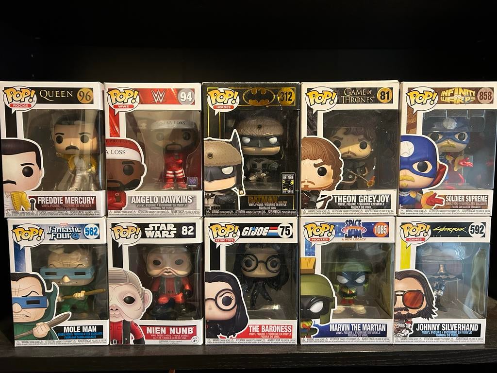 Diverse Funko Pop! verzameling, Ophalen of Verzenden, Zo goed als nieuw