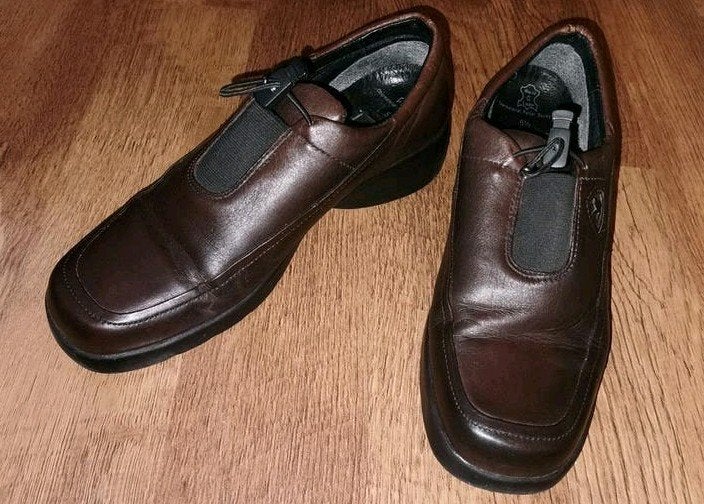 Caprice air bag echte leren dames schoenen maat: 5 1/2(38,5, Bruin, Instappers, Ophalen of Verzenden, Caprice