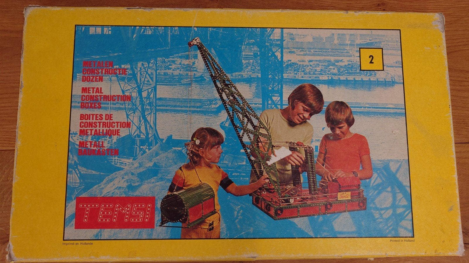 Temsi metalen constructie dozen nr 2, Ophalen, Gebruikt