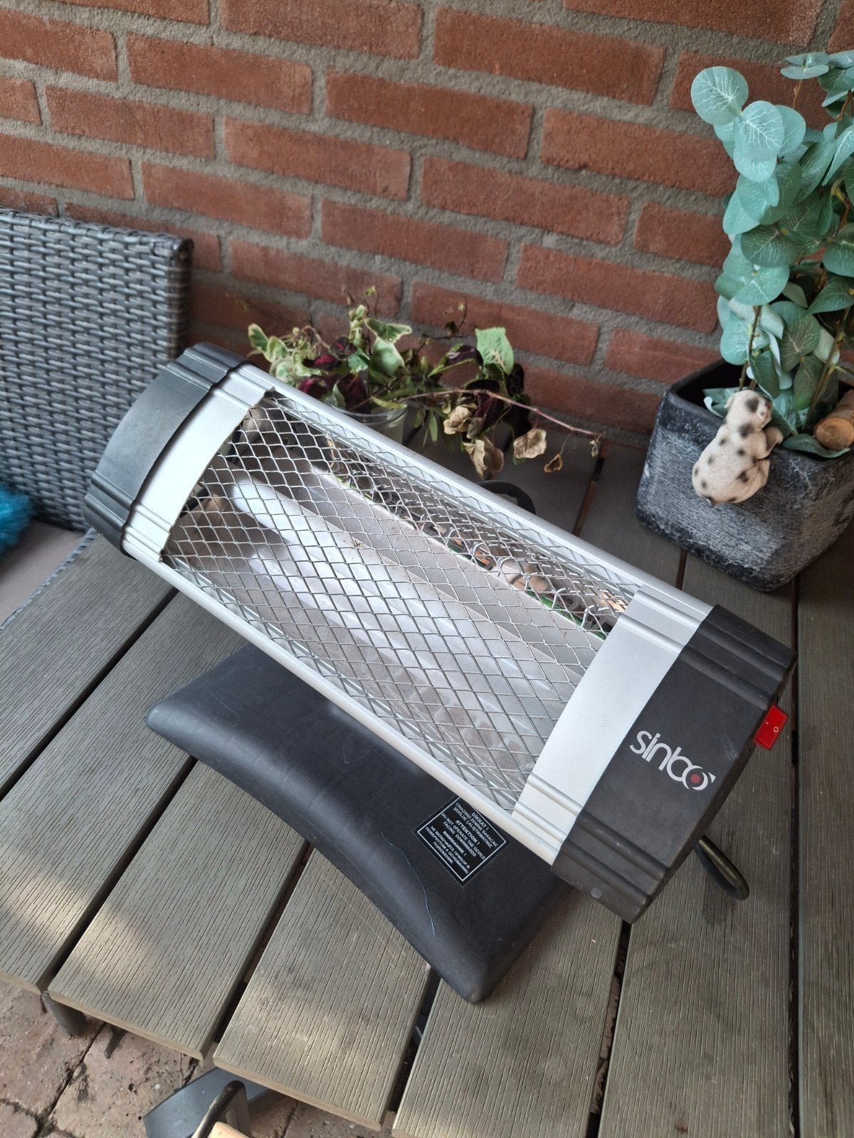 te koop terrasvetwarmer, Ophalen, Zo goed als nieuw