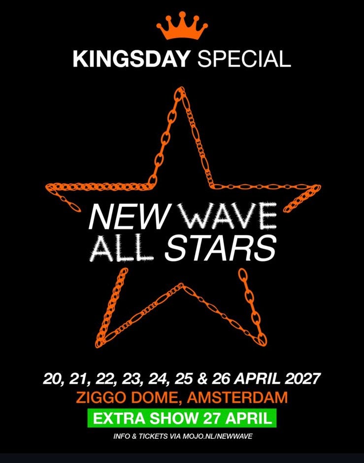 New Wave Allstars 27 april 2026 KINGSDAY SPECIAL, Drie personen of meer