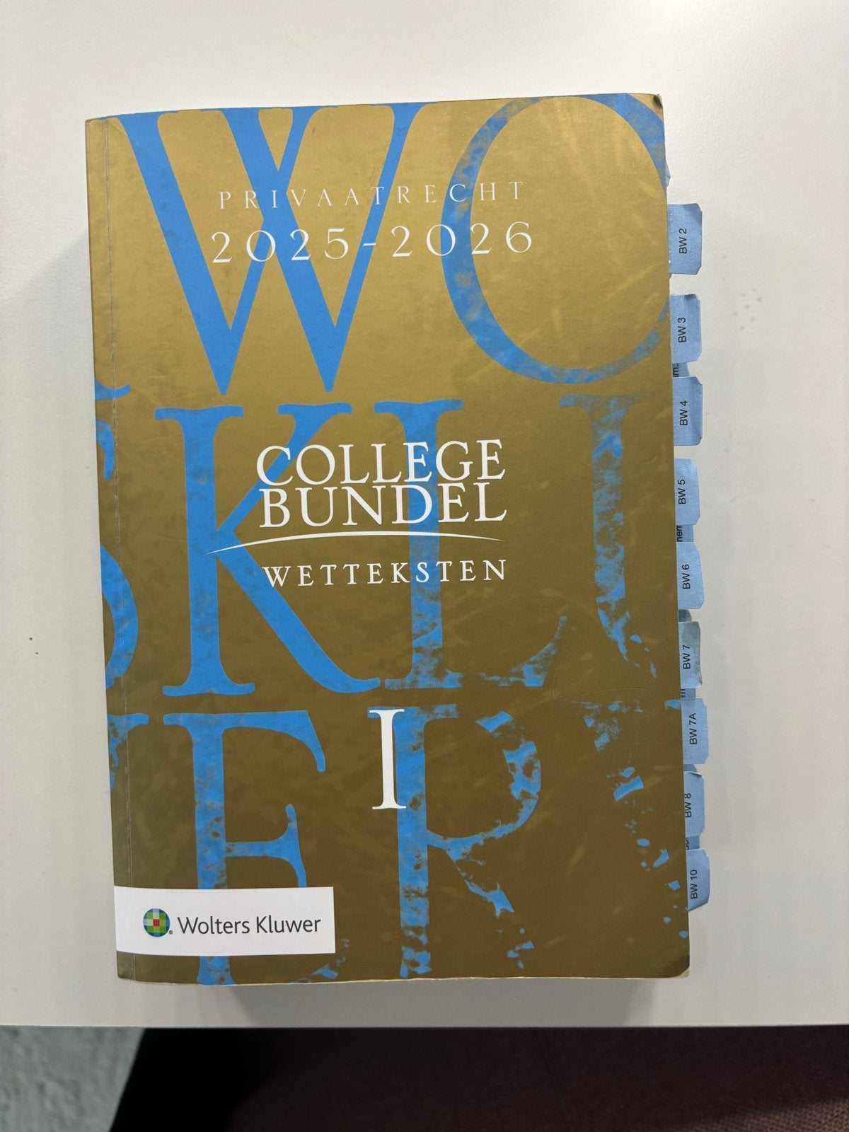 Collegebundel Wetsteksten Privaatrecht 2025-2026, Ophalen, Gamma, Zo goed als nieuw, HBO