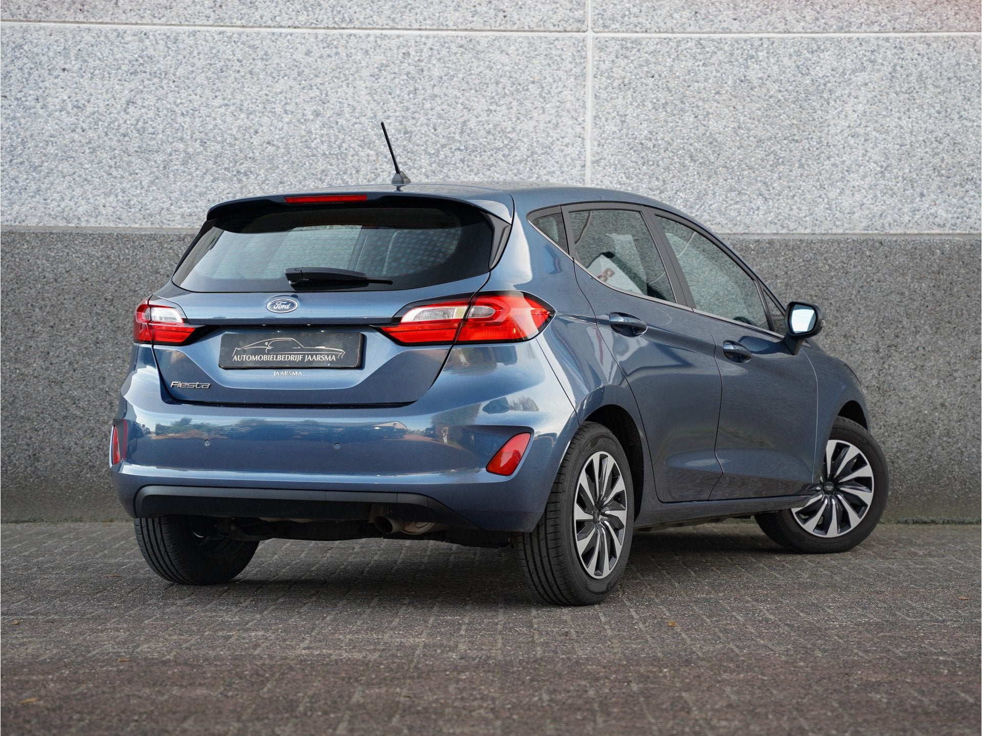 Ford Fiesta 100pk EcoBoost Titanium |Climate Control |Apple, Auto's, Voorwielaandrijving, Gebruikt, Blauw, 49 €/maand