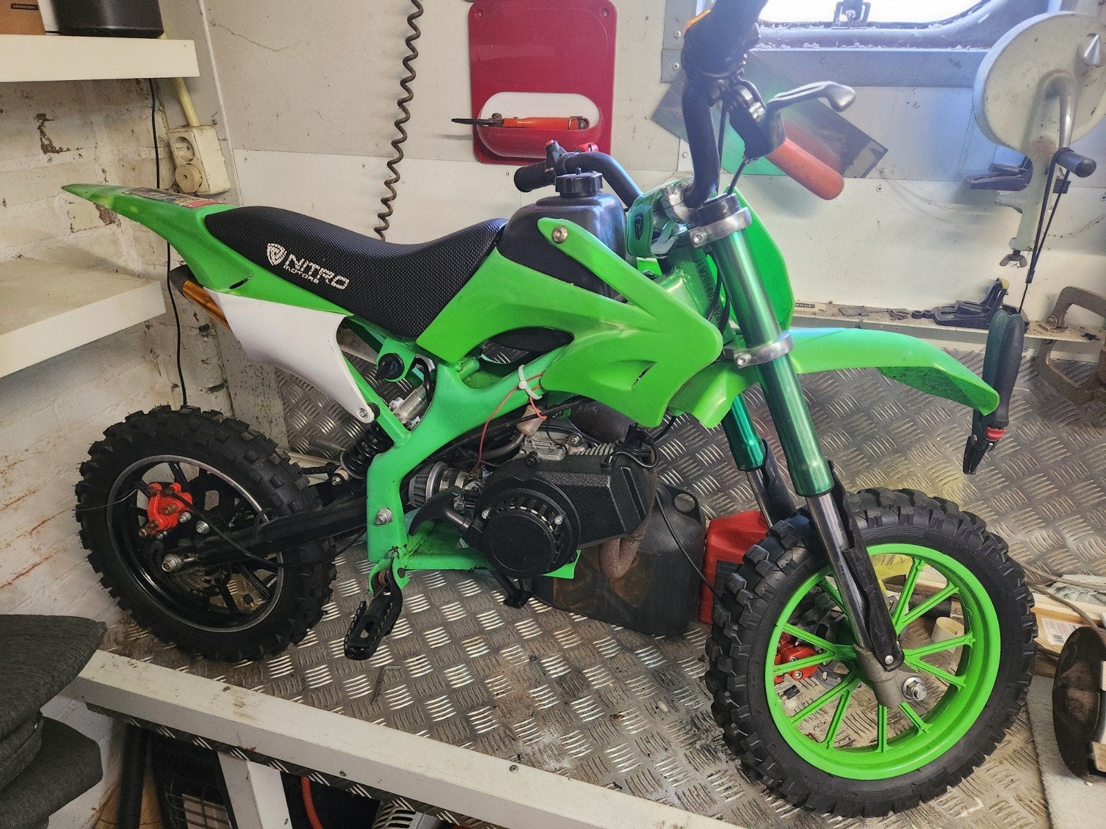 Nitro leuk cross motortje voor de doe het zelver., Ophalen, Gebruikt, Overige typen