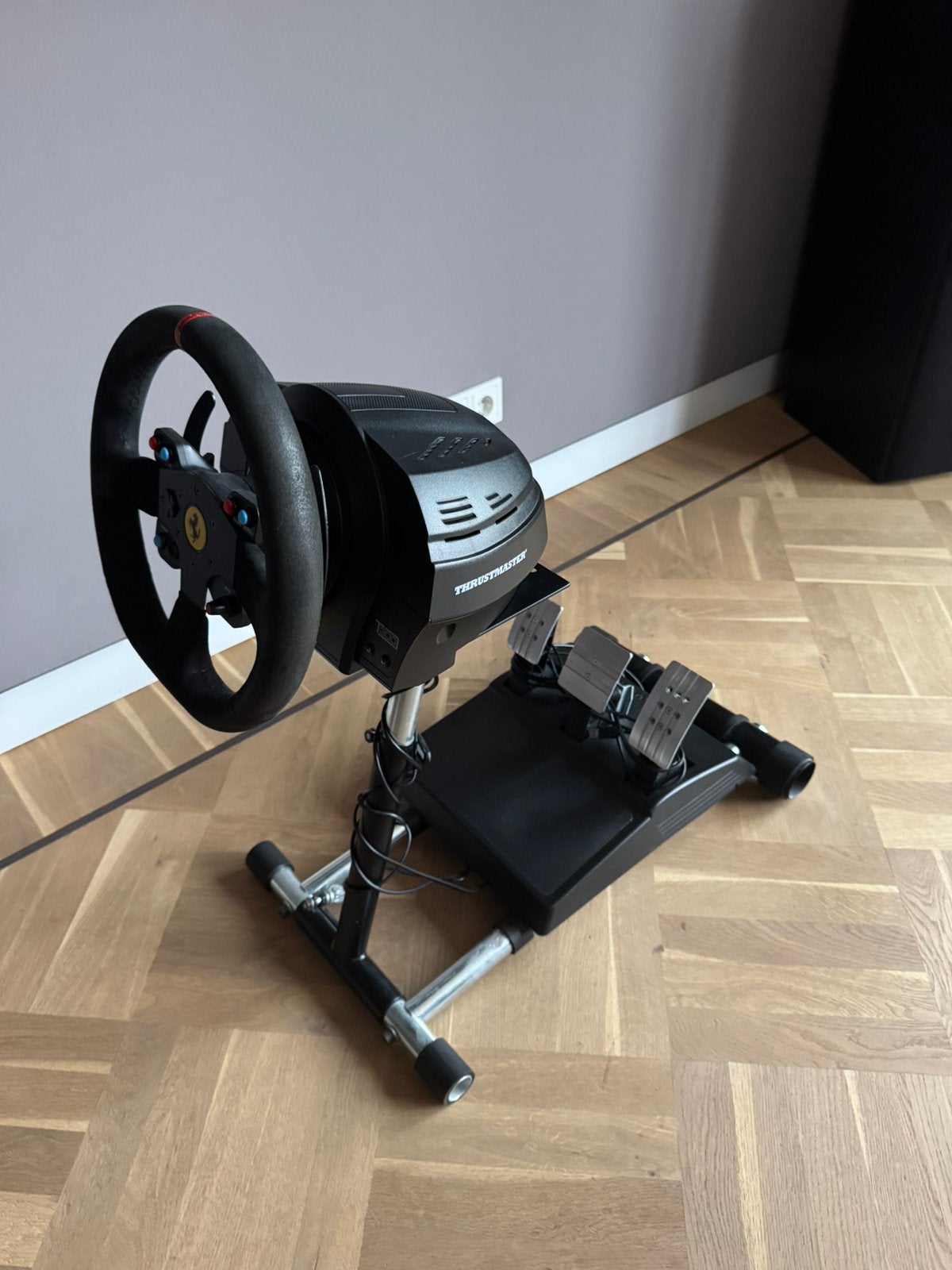 Thrustmaster T300 RS GT + meerdere add-ons + standaard, Ophalen, Racestuur, Gebruikt, PC